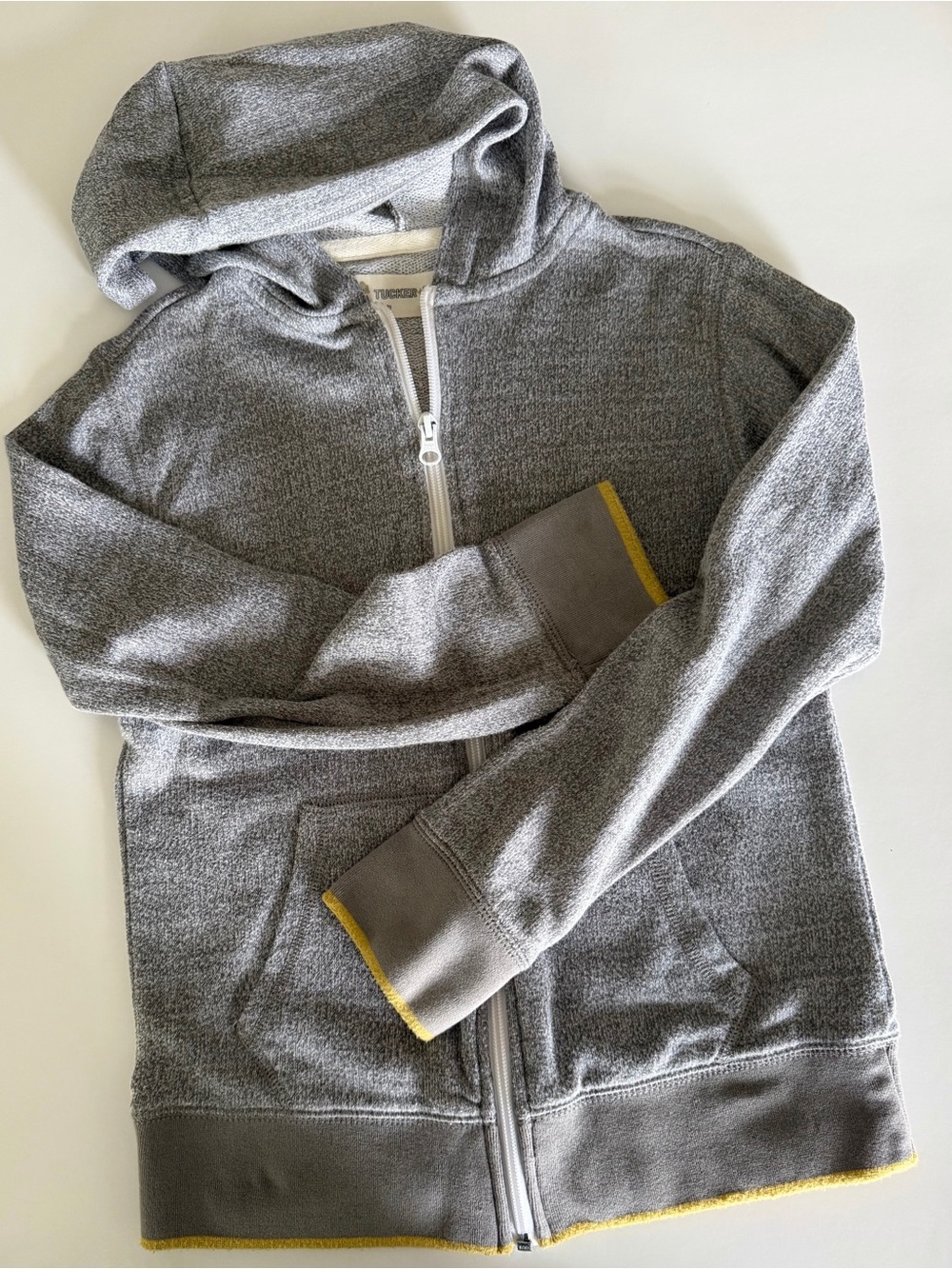 Tucker + Tate Gray Full-Zip Hoodie Jacket Boys Size 7/8